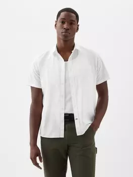 Стандартная хлопковая футболка Gap, белый