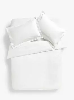 Стандартная наволочка с цветочной вышивкой John Lewis, белая