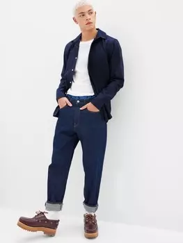 Стандартная оксфордская рубашка Gap, синий