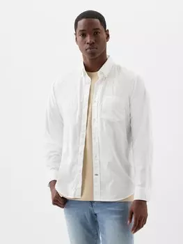Стандартная рубашка Gap, белый