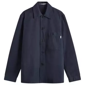 Стандартная саржевая верхняя рубашка Norse Projects, синий