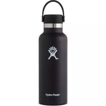 Стандартная термос с гибкой крышкой Hydro Flask, черный