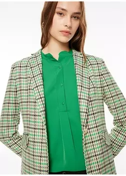 Стандартная зеленая женская куртка Selen