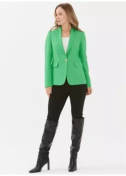 Стандартная зеленая женская куртка Selen