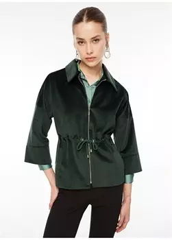 Стандартная зеленая женская куртка Selen