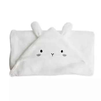 Стандартное одеяло с капюшоном в виде кролика Amo Lacasa, белый