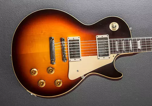 Стандартное переиздание Les Paul 1958 года - Bourbon Burst Gibson Les Paul Standard Reissue -