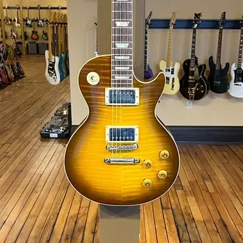Стандартное переиздание Les Paul 1959 года - Green Lemon Burst Gibson Les Paul Standard Reissue -
