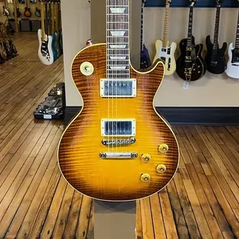 Стандартное переиздание Les Paul 1959 года - Vintage Lemon Burst Gibson Les Paul Standard Reissue -