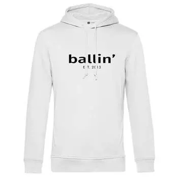 Стандартное восточное время 2013 худи базовый худи Ballin, белый