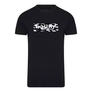 Стандартное восточное время Футболка 2013 с камуфляжным принтом SS Ballin, черный