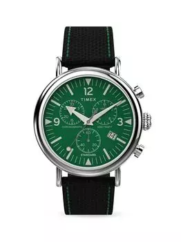 Стандартные часы из нержавеющей стали Timex, черный