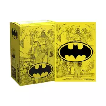 Стандартные матовые двойные рукава Art — Batman Core (100), Dragon Shield - Card Sleeves - Standard Art