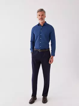 Стандартные мужские брюки Mold LCWAIKIKI Formal, темно-синий