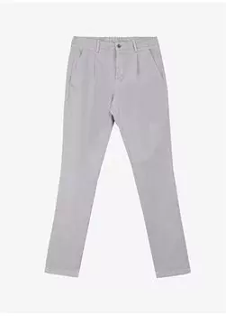 Стандартные мужские брюки с прямой талией и нормальной талией BBSS24MPT018 Brooks Brothers, серый