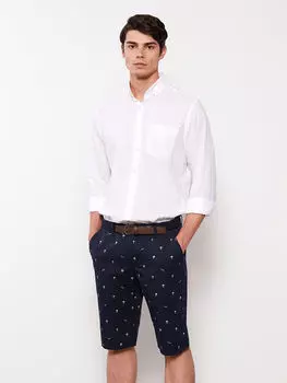 Стандартные мужские шорты с формованным поясом LCWAIKIKI Classic