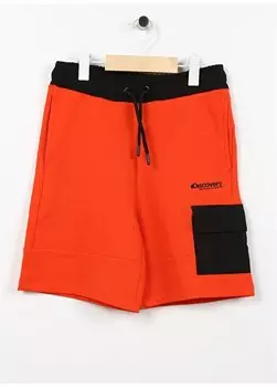 Стандартные оранжевые шорты с эластичной резинкой на талии для мальчика МАКСИМАЛЬНЫЙ РАЗМЕР Discovery Expedition, оранжевый