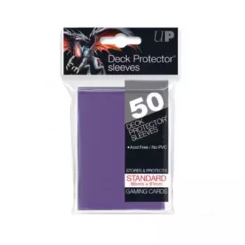 Стандартные рукава для карточек — сплошной фиолетовый (50), Card Sleeves - Standard - Blue & Purple (Ultra Pro)