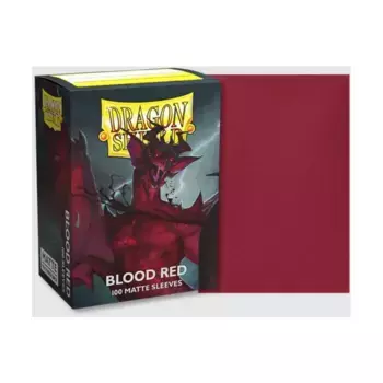 Стандартные рукава — матовый кроваво-красный (100), Dragon Shield - Card Sleeves - Standard Matte