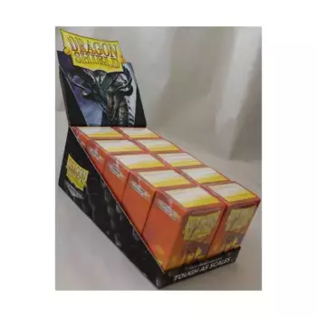 Стандартные рукава — матовый оранжевый (10 упаковок по 100 шт.), Dragon Shield - Card Sleeves - Standard Matte