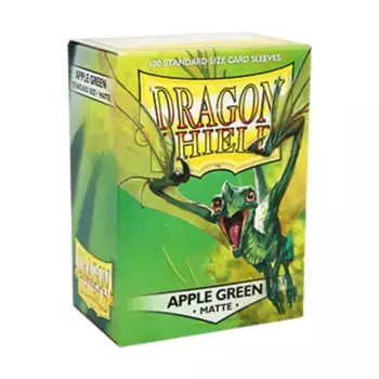 Стандартные рукава — матовый яблочно-зеленый (100), Dragon Shield - Card Sleeves - Standard Matte