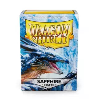 Стандартные рукава – матовый сапфир (100), Dragon Shield - Card Sleeves - Standard Matte