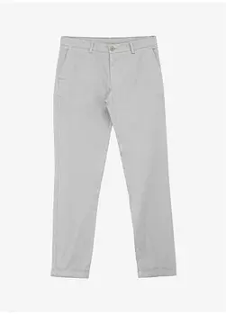 Стандартные серые мужские брюки с двойной талией и нормальной талией BBSS24MPT012 Brooks Brothers, серый