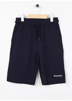 Стандартные темно-синие шорты с эластичной резинкой на талии для мальчиков NUDE BOY Discovery Expedition, темно-синий