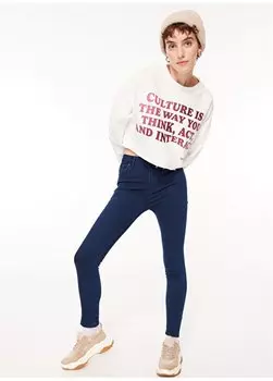 Стандартные женские джинсовые брюки темного цвета индиго с узкой талией K-103 Aeropostale, индиго