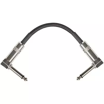Стандартный инструментальный соединительный кабель Musician's Gear, 6 дюймов, черный