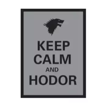 Стандартный размер CCG — матовое покрытие, Keep Calm Hodor (50), Card Sleeves - Art (Legion Events)
