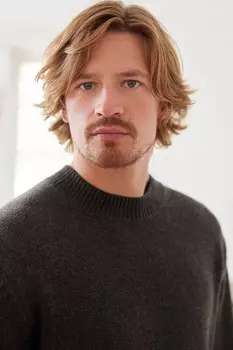 Стандартный вязаный свитер из смесовой шерсти Next, серый