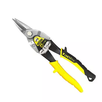 Stanley 10-дюймовые авиационные ножницы с прямой головкой, пластинчатые ножницы из нержавеющей стали, железные ножницы 250 мм 14-563-22