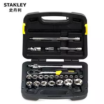 Stanley 12,5 мм, 20 шт., 24 шт., метрические торцевые ключи с храповым механизмом, набор инструментов 1/2 Dafei Auto Repair 91-939-2
