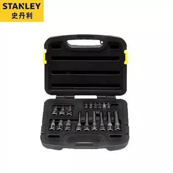 Stanley 18 шт. 6,3 мм 12,5 мм серия отверток с цветком, набор головок с трещоткой, торцевая бита 91-941-22