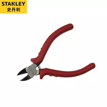 Stanley 4-дюймовые прецизионные плоскогубцы, электронные плоскогубцы, смещенные плоскогубцы, диагональные плоскогубцы, инструменты для ремонта электрика 84-036-23