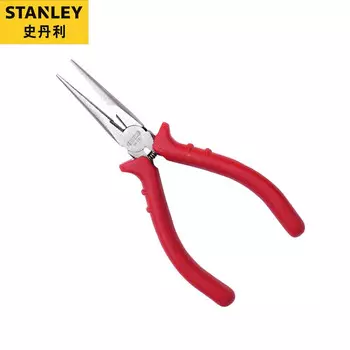 Stanley 5-дюймовые прецизионные плоскогубцы с острыми носами, электронные плоскогубцы, плоскогубцы с острыми носами, плоскогубцы с длинными носами, инструмент для ремонта электрика 84-047-23