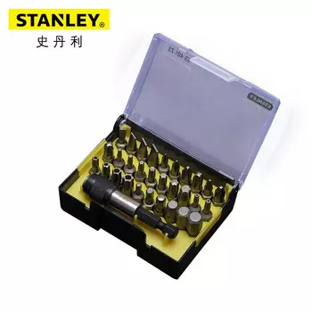Stanley 63-402-23 Набор отверток серии 6,3 мм, 31 предмет, с быстросъемным магнитным адаптером B