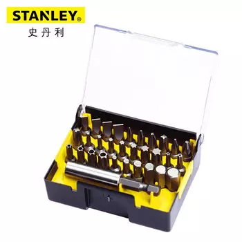 Stanley 63-411-23 Набор отверток серии 6,3 мм, 31 деталь, с магнитной стойкой A