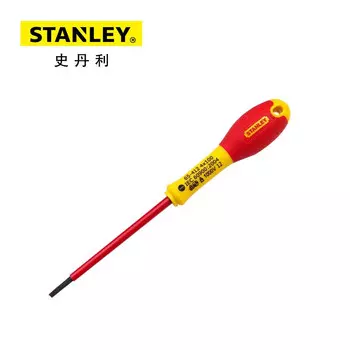 STANLEY 65-412-14 Отвертка с изолированной рукояткой, двухцветная, 4х100 мм