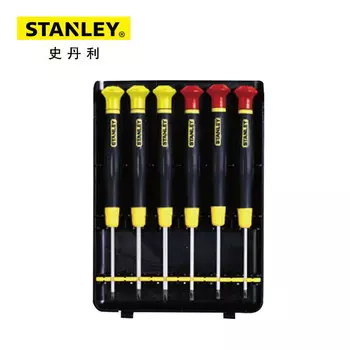 Stanley 66-394-23 Набор плоских и крестообразных микроотверток, 6 предметов C