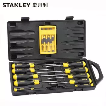 Stanley 68-0002C-23 Полный набор отверток, 16 предметов. Набор отверток с крестообразными часами/[1 комплект]