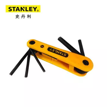 Stanley 69-260-23C Набор из 5 складных шестигранных ключей британского производства 3/16"-3/8"