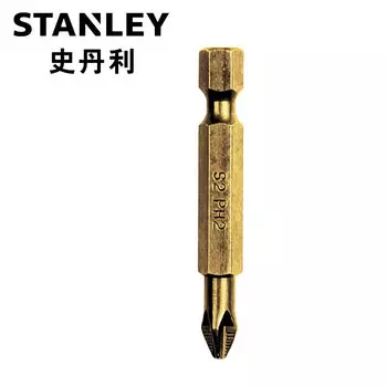 Stanley 6,3 мм серия крестовая отвертка с титановым покрытием, набор бит, отвертка, инструмент для ремонта машины 63-199T-23