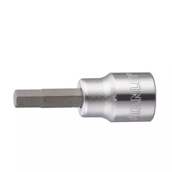 Stanley 6-угольная головка отвертки серии 10 мм, торцевая головка с трещоткой среднего размера 3/8, бита 3 мм 87-965