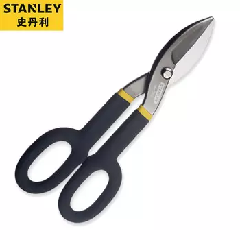 Stanley 7-дюймовые ножницы для листового железа, ножницы для листового железа, ножницы для алюминиевых пластин из колючей проволоки промышленного класса 14-569-22