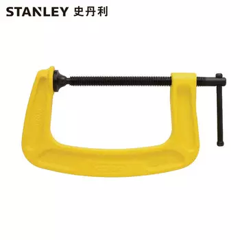 Stanley 83-035-23 Зажим G-типа 6-дюймовый зажим для деревообработки Зажим G-типа с ручкой дворцовой кольцевой рамки