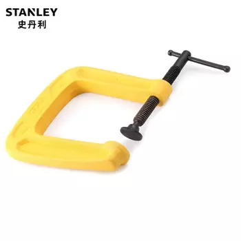 Stanley 83-037-23 Зажим G-типа, 2-дюймовый зажим для деревообработки/[1 пара]