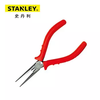 STANLEY 84-047-23 Прецизионные острогубцы с красной ручкой, 5 дюймов