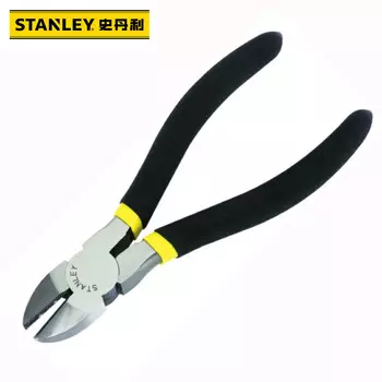 Stanley 84-124-23 Миниатюрные диагональные плоскогубцы с черной ручкой, 4 дюйма